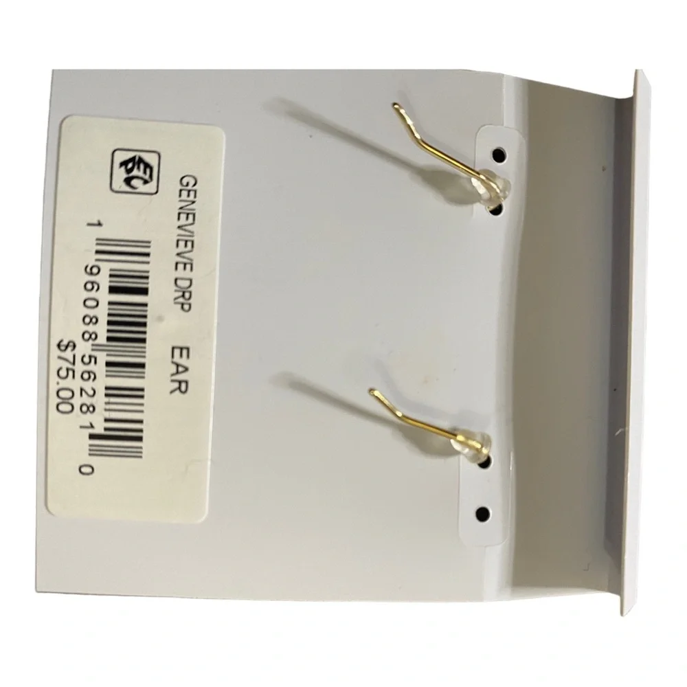 Kendra Scott Blair Butterfly Earrings in Pearly White NWT $75 Necklace Available - Picture 3 of 3